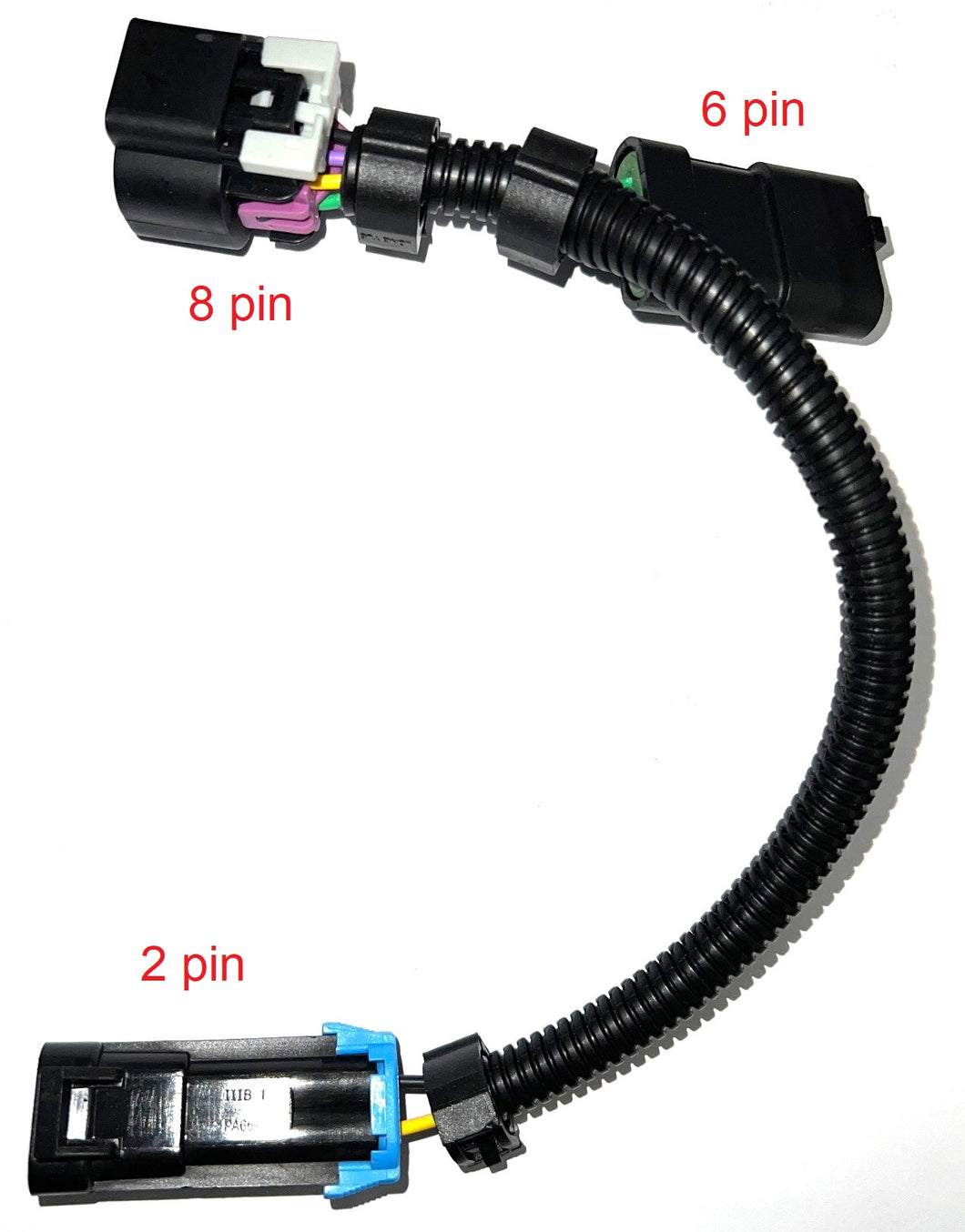 8 to 6+2 Adapter for D2A harness