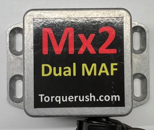 Mx2 V3, V5 Dual MAF sensor module. V5 configurable for voltage or frequency based MAFs. Programmable for up to 10V output in voltage output mode.